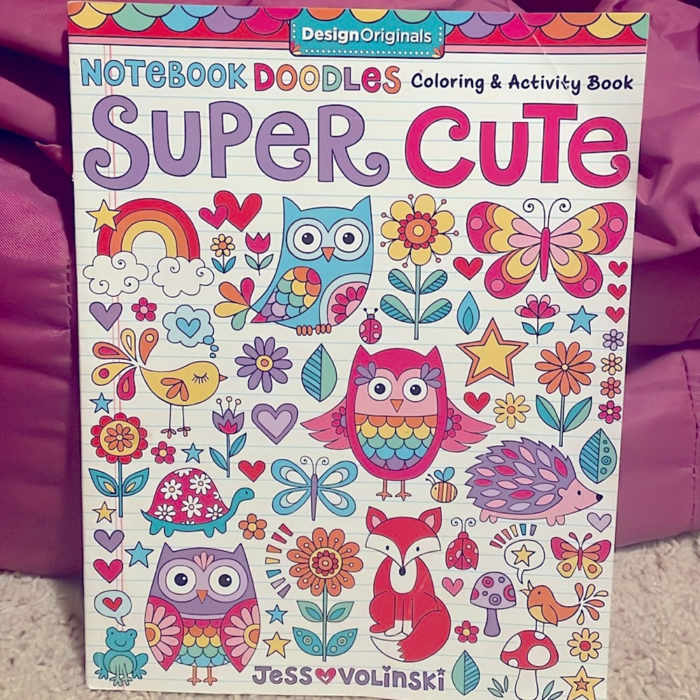 Notebook Doodles Coloring and Activity Book! (super cute?????)